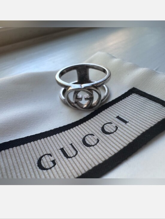 Gucci Jewelry - Gucci Double G Ring 925 Sterling Silver Sz 5